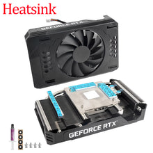 Load image into Gallery viewer, Video Card Fan For PNY RTX 3060 GPU HeatSink With Fan Replacement Retrofit NVIDIA RTX A4000 Graphics Card Cooler Heat Sink