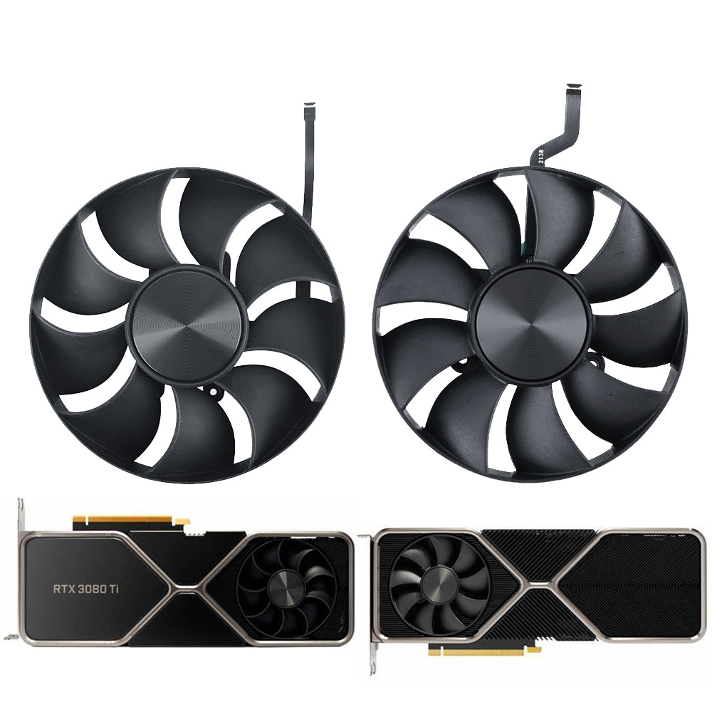 Original New GPU Fan Replacement For NVIDIA RTX 3080 FE 3080Ti FE Founders Edition Graphics Card Fan