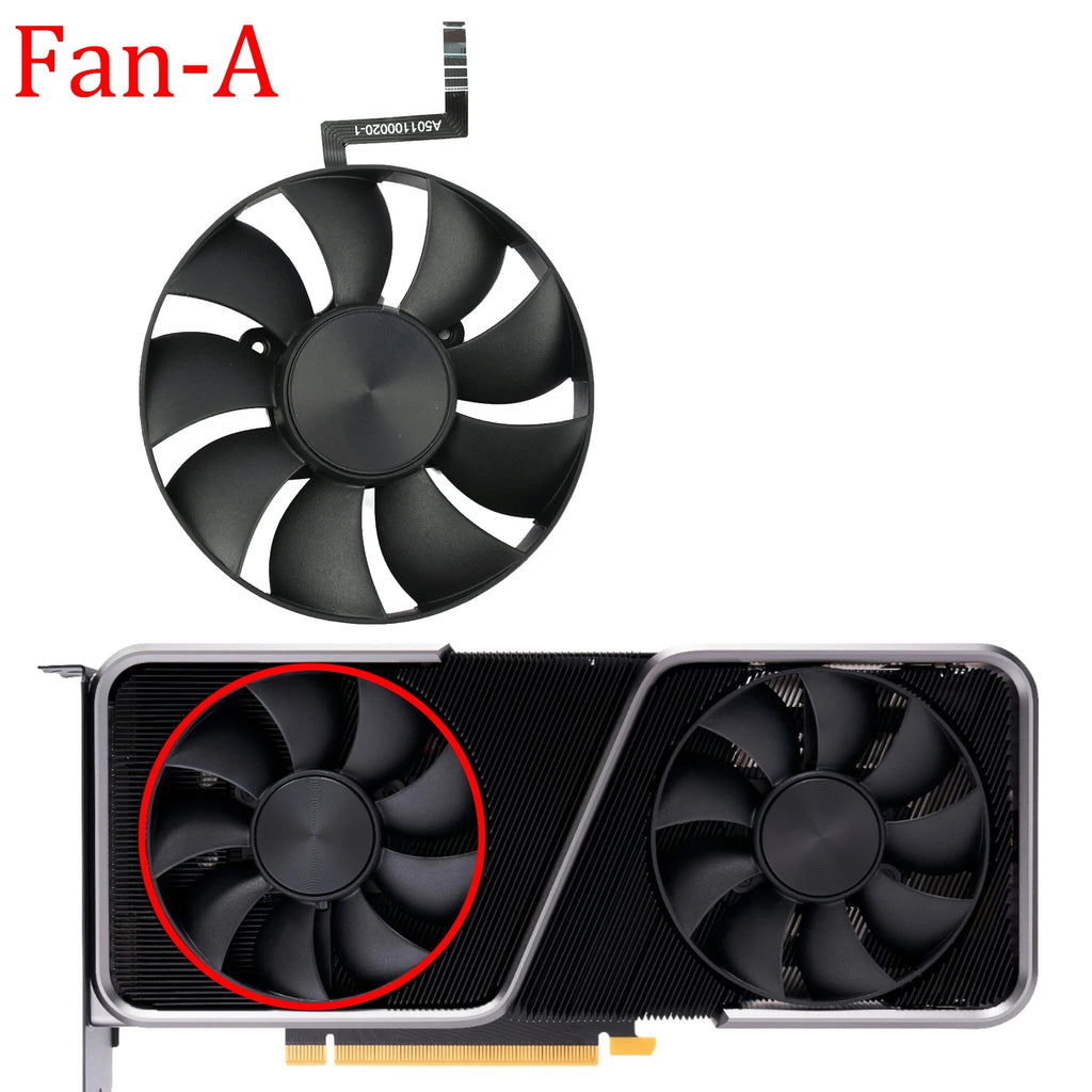 For NVIDIA GeForce RTX 3060 3060Ti Replacement Graphics Card GPU Fan Original RTX3060 RTX3060Ti Video Card Fan