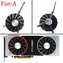 Load image into Gallery viewer, For NVIDIA GeForce RTX 2080 2080Ti Founders Edition Graphics Card Replacement Fan