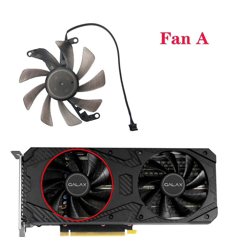 For Galax/KFA2 RTX 3060 3060Ti 85MM TH9215S2H-PAA04 4Pin Graphics Card Replacement Fan