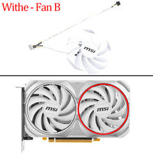 Load image into Gallery viewer, For MSI RTX 4060 Ti VENTUS 2X Balck / White 95MM PLD09210S12HH 4Pin Video Card Replacement Fan