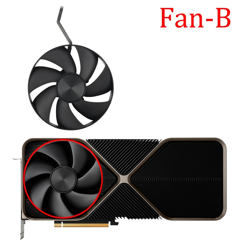 For NVIDIA GeForce RTX 4090 Founders Edition Graphics Card Replacement Fan