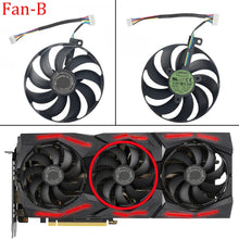 Load image into Gallery viewer, inRobert T129215SU 4 pin + 6pin +7 pin GPU Cooler Video Card Replacement for ASUS RTX 2060 2070 2080 5700 Gaming Graphics Card