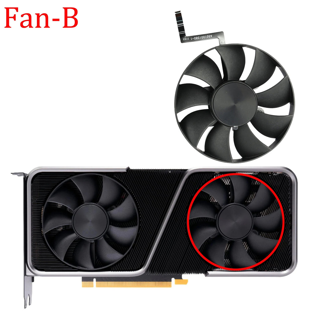 For NVIDIA GeForce RTX 3060 3060Ti Replacement Graphics Card GPU Fan Original RTX3060 RTX3060Ti Video Card Fan