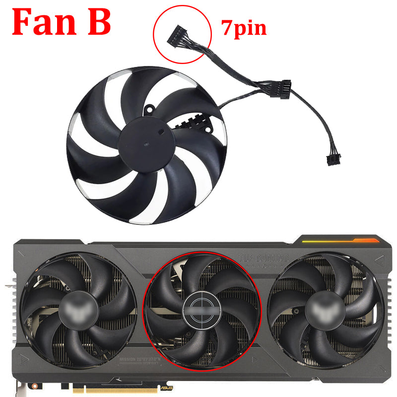 105MM T129215SU RTX4080 RTX4090 Video Card Fan For ASUS TUF Gaming RTX 4080 4090 OC Edition Graphics Card Replacement Fan