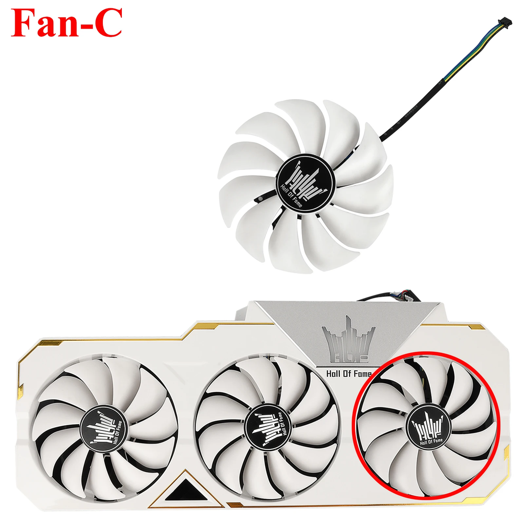 Video Card Cooler Fan For GALAX GeForce RTX 2080 Ti HOF 88MM FD9015U12S RTX2080Ti Graphics Card Replacement Fan