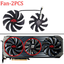 Load image into Gallery viewer, RX6800 RX6800XT RX6700XT RX6900XT Video Card Fan For PowerColor RX 6800 6800XT Red Dragon 6700XT 6900XT Red Devil Cooling Fan