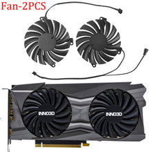 Cargar imagen en el visor de la galería, 85MM CF-12915S RTX3070 Video Card Fan Cooler For INNO3D GeForce RTX 3070 TWIN X2 OC Replacement Graphics Card GPU Fan