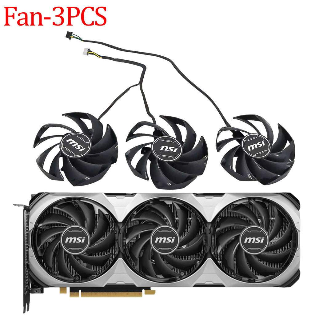 For MSI GeForce RTX 4060 Ti 4060 VENTUS 3X Video Card Fan New 87MM PLD09210S12HH RTX4060 RTX4060Ti Graphics Card Cooling Fan