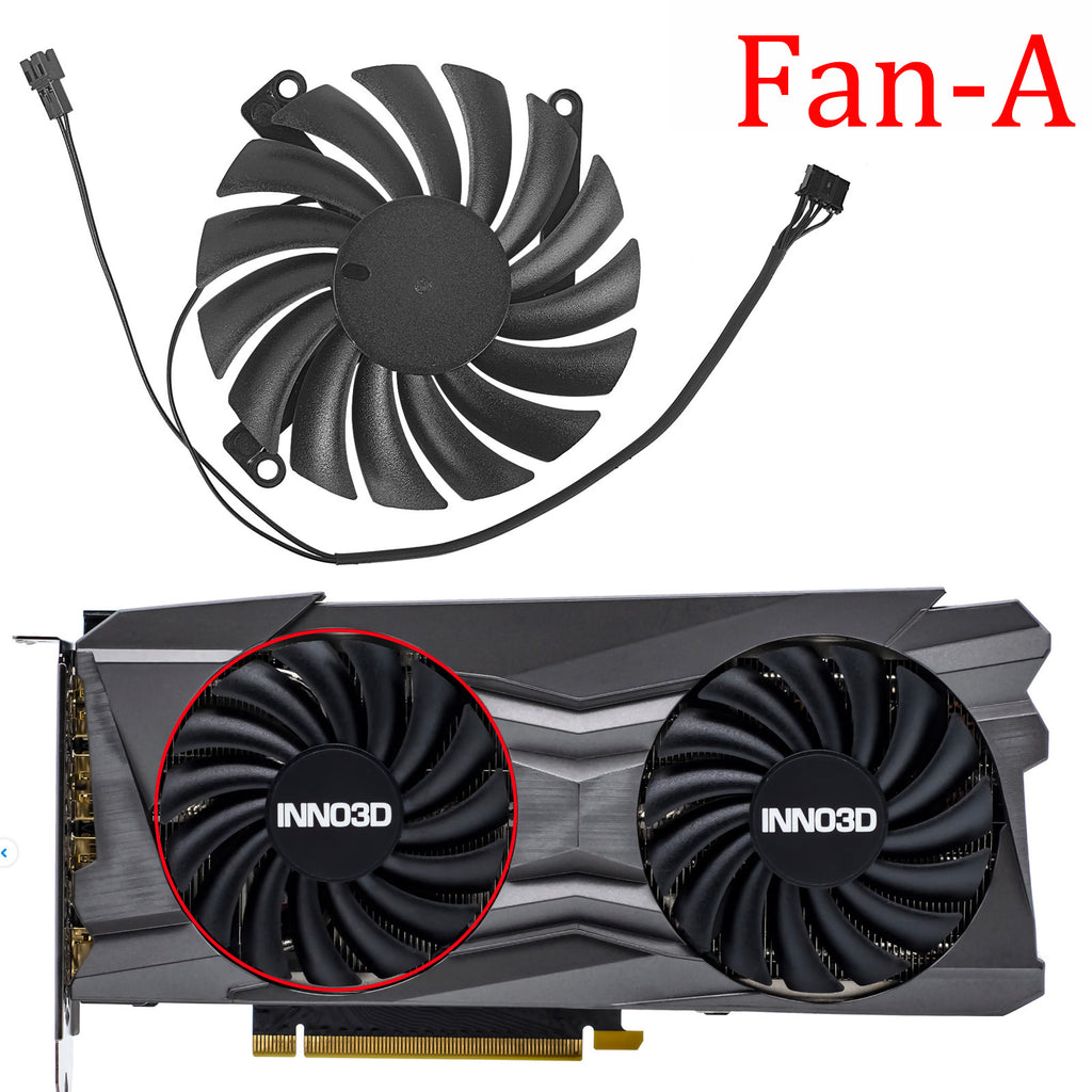 85MM CF-12915S RTX3070 Video Card Fan Cooler For INNO3D GeForce RTX 3070 TWIN X2 OC Replacement Graphics Card GPU Fan