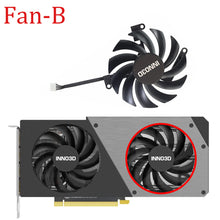 Load image into Gallery viewer, INNO3D GeForce RTX 4060 Ti Twin X2 OC GPU Fan Replacement