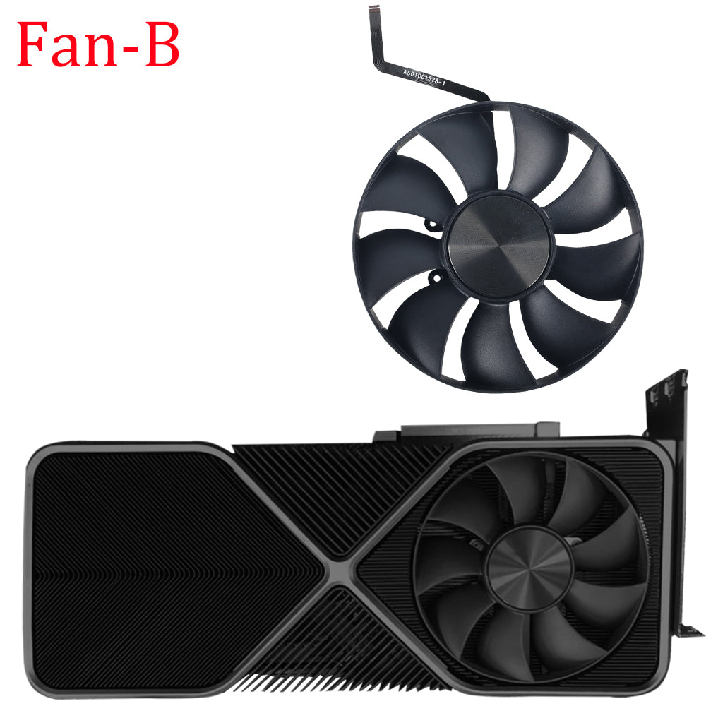 Cooling Fan Replacement For NVIDIA RTX 3090 FE/ 3090 Ti FE Graphics Card Fan