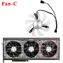 Load image into Gallery viewer, For Palit RTX 3070 3070Ti 3080 3080Ti 3090 GameRock 90MM TH9215B2H-PFC01 Replacement Graphics Card GPU Fan with Shell