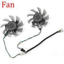 Load image into Gallery viewer, For ASUS Dual GTX 1650 1660Ti OC edition 75MM FD8015U12S 6PIN Graphics Card Cooling Fan