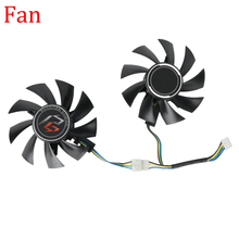 Load image into Gallery viewer, 75mm FD8015U12D PG D RX580 RX570 Video Card Fan Replacement For ASrock RX 570 580 Phantom Gaming Graphics Card Cooler