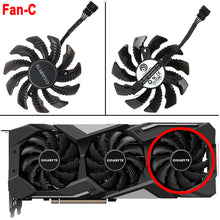 Load image into Gallery viewer, 78MM Cooler Fan Replacement For Gigabyte Radeon RX 5500 5600 5700 XT GTX 1660 1660Ti Graphics Video Card Cooling T128010SU PLD08010S12HH