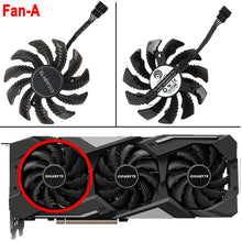 Load image into Gallery viewer, 78MM Cooler Fan Replacement For Gigabyte Radeon RX 5500 5600 5700 XT GTX 1660 1660Ti Graphics Video Card Cooling T128010SU PLD08010S12HH