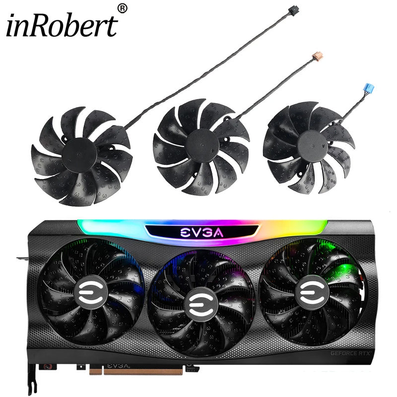 87mm PLD09220S12H Graphics Card Fan For EVGA RTX 3070 3080 Ti 3090 FTW3 ULTRA GAMING GPU Cooler