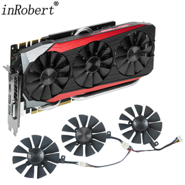 For ASUS STRIX R9 390 / R9 390X / GTX 980 Ti 87MM PLD09210S12HH 6Pin Graphics Card Cooling Fan