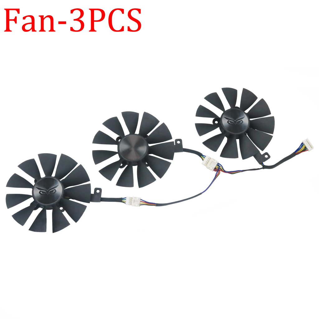 For ASUS STRIX R9 390 / R9 390X / GTX 980 Ti 87MM PLD09210S12HH 6Pin Graphics Card Cooling Fan