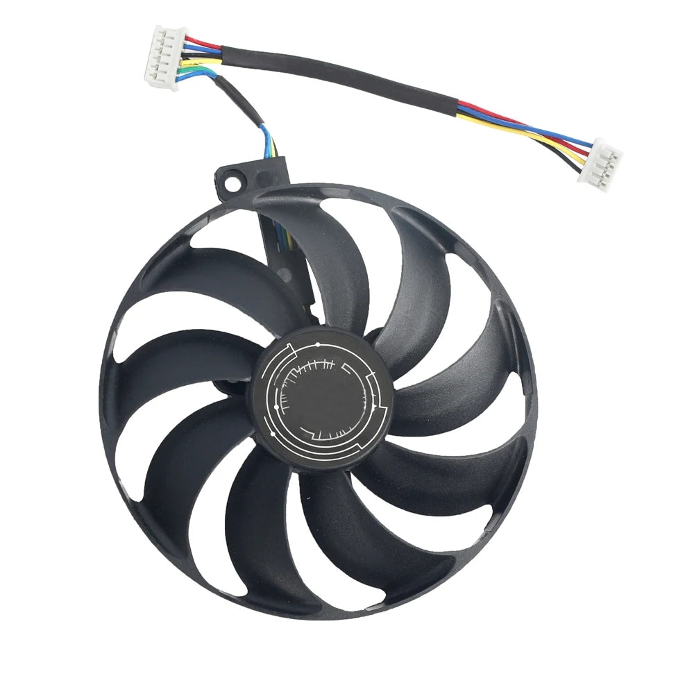 inRobert T129215SU 4 pin + 6pin +7 pin GPU Cooler Video Card Replacement for ASUS RTX 2060 2070 2080 5700 Gaming Graphics Card