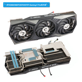 Original New Replacement Heatsink For MSI RTX 3060 3060Ti 3070 3070Ti Gaming X Trio Graphics Card Heat Sink Cooling Fan