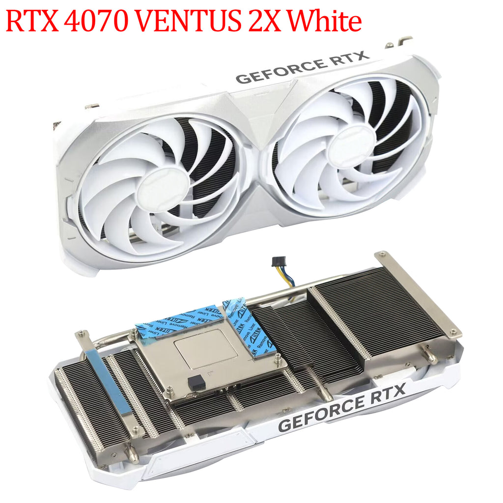 Original 95MM Video Card Heatsink For MSI GeForce RTX 4060 4060Ti 4070 4070Ti VENTUS 2X White/Black Graphics Card Heat Sink