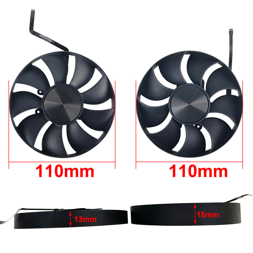 Cooling Fan Replacement For NVIDIA RTX 3090 FE/ 3090 Ti FE Graphics Card Fan
