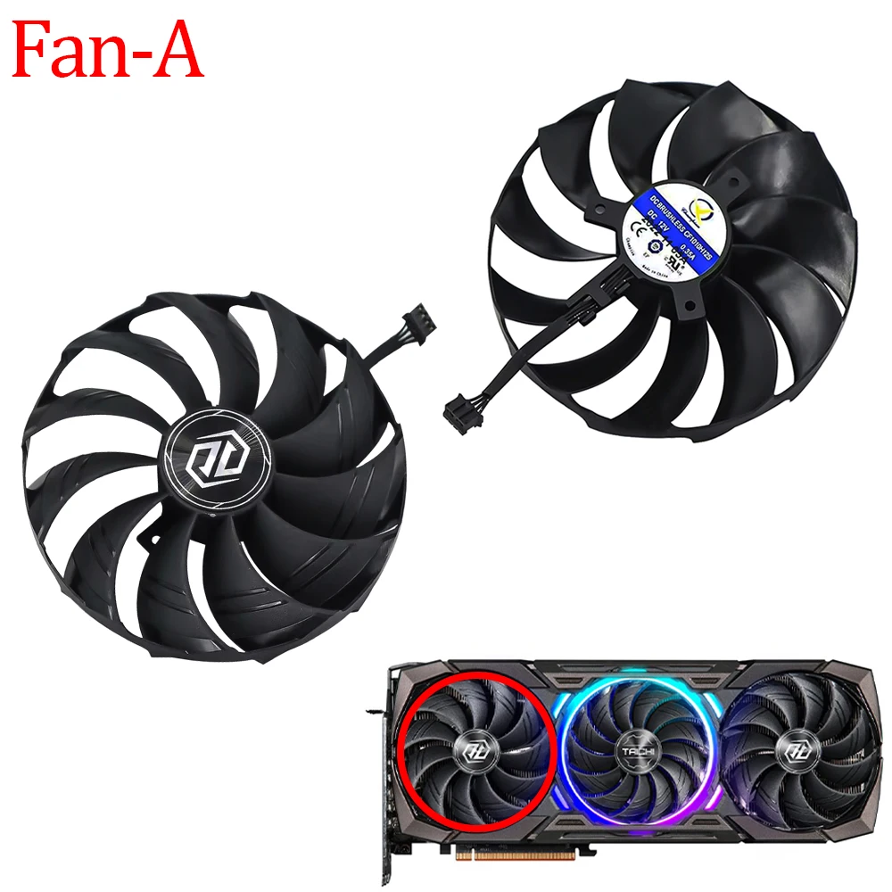 107MM CF1010H12S 97MM CF1010H12S For ASROCK RX 7900XT 7900XTX TaiChi Graphics Card Replacement Fan
