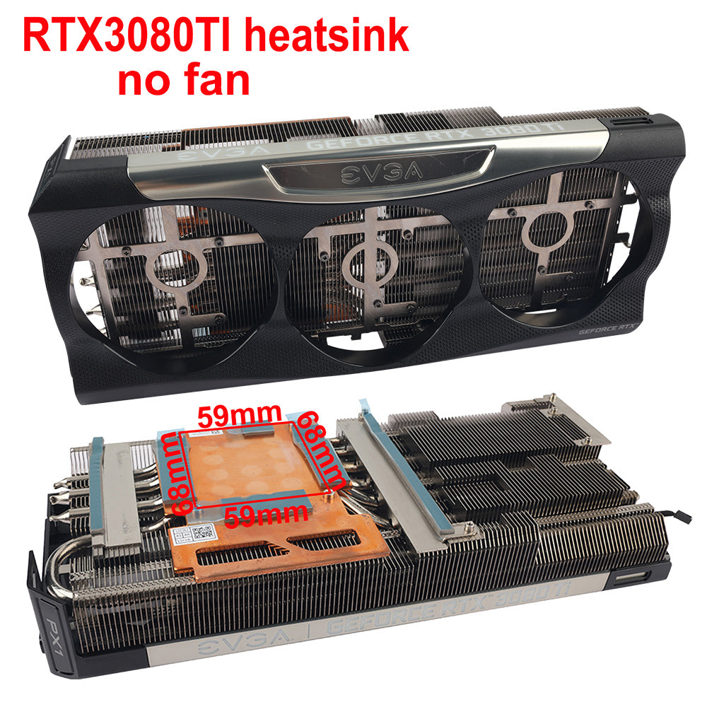 Graphics Card Heatsink For EVGA RTX 3080 Ti FTW3 Ultra Gaming GPU Heat Sink