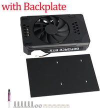 Load image into Gallery viewer, Video Card Fan For PNY RTX 3060 GPU HeatSink With Fan Replacement Retrofit NVIDIA RTX A4000 Graphics Card Cooler Heat Sink