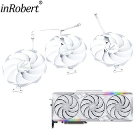 For Colorful iGame RTX 4070 Ti 4080 4090 Vulcan White 100MM PLD10015B12H 4Pin Graphics Card Cooling Fan