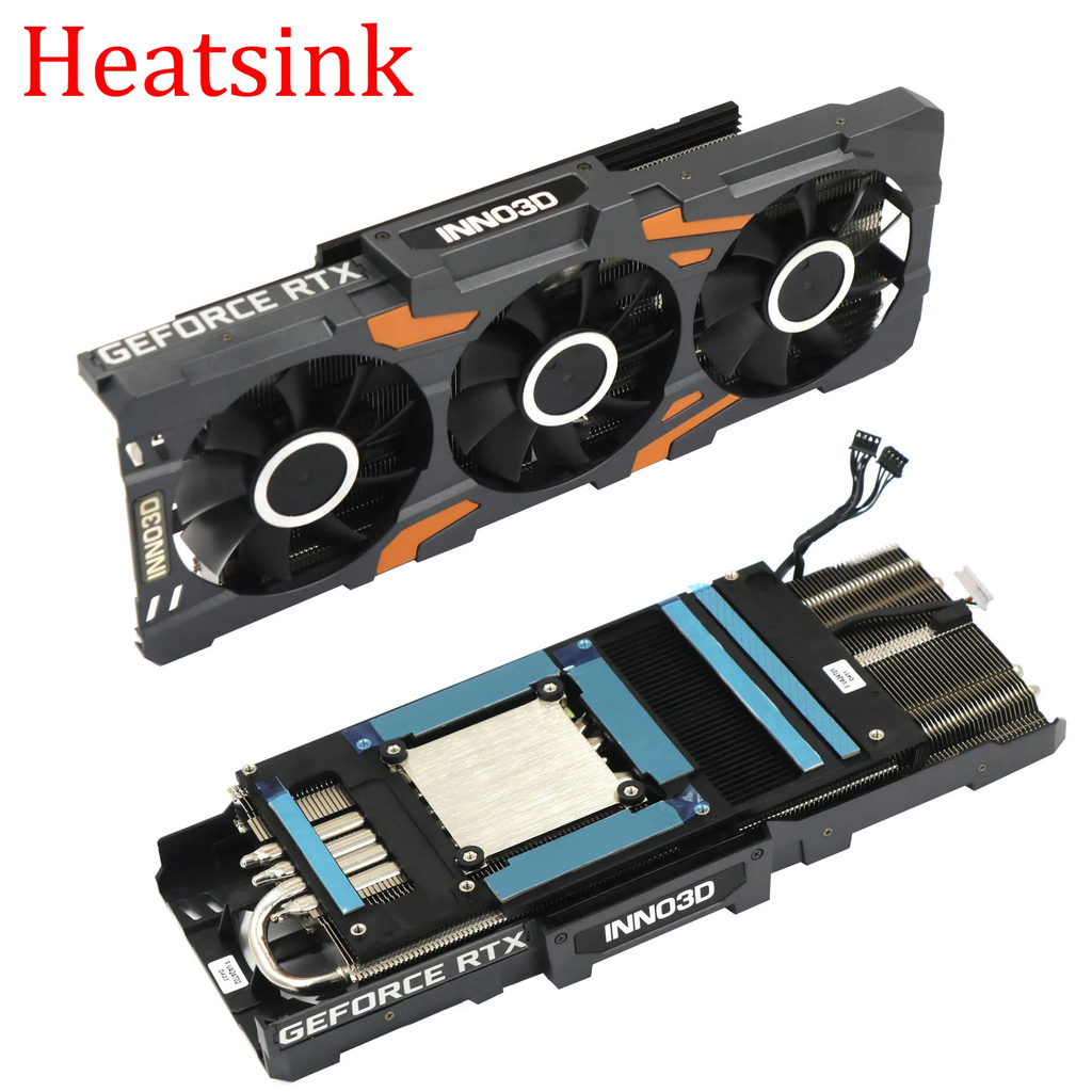 RTX2080Ti Video Card Heatsink For INNO3D GEFORCE RTX 2080 Tl GAMING OC X3 Graphics Card Cooling Heatsink