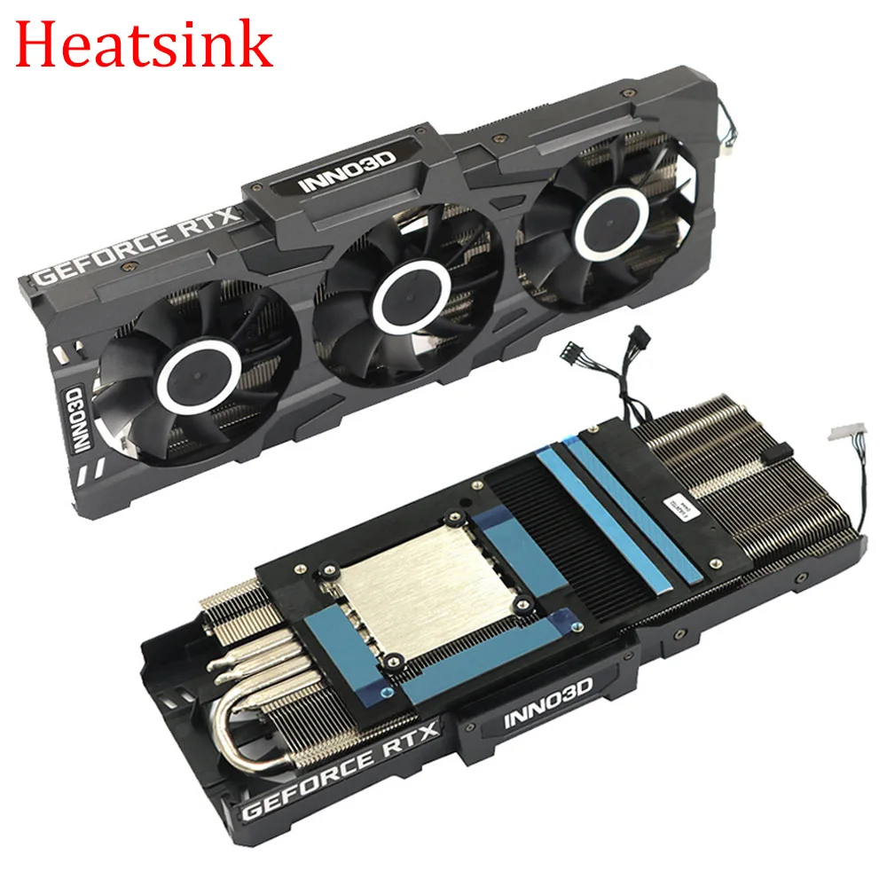 RTX2080S Video Card Heatsink For Inno3D RTX 2080 Super 8GB 256Bit GDDR6 Graphics Card Cooling with Backplane