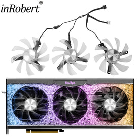 For Palit RTX 3070 3070Ti 3080 3080Ti 3090 GameRock 90MM TH9215B2H-PFC01 Replacement Graphics Card GPU Fan with Shell