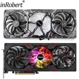 New Cooling Fan Case Replacement For Asrock AMD Radeon RX 6600 XT Phantom Gaming D 8GB OC Cooler Fan with Shell