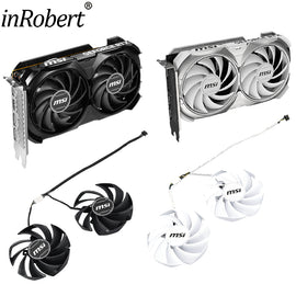 For MSI RTX 4060 Ti VENTUS 2X Balck / White 95MM PLD09210S12HH 4Pin Video Card Replacement Fan