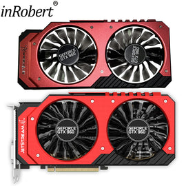 For Palit GeForce GTX 960 Video Card Fan Original GTX960 Graphics Card Replacement Fan with Shell