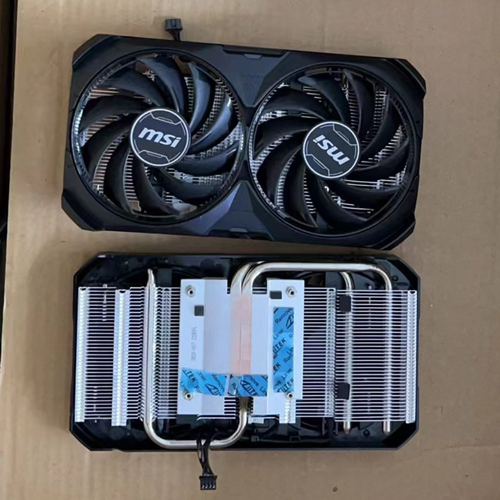 New GPU Heatsink with Fan For MSI RTX 4060 Ti VENTUS 2X Graphics Card Cooling Heat Sink