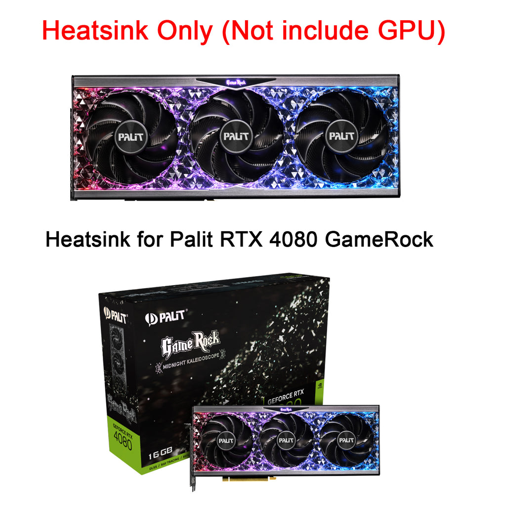 Brand New Video Card Heatsink Replacement For Palit RTX 4080 GameRock GPU