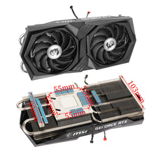 Load image into Gallery viewer, New Original Heatsink Replacement For MSI RTX 3060 / 3060Ti Gaming X Heatsink Sink Cooling Fan