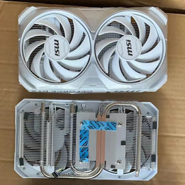 New White GPU Heatsink For MSI RTX 4060 VENTUS 2X WHITE Graphics Card