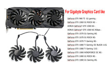 Load image into Gallery viewer, inRobert 78MM T128010SU P104 Mining Video Card Cooling Fan for Gigabyte GTX 1080 Ti Gaming/GTX 1070 G1/AORUS GTX 1060/GTX 980 TI G1 Graphic Card