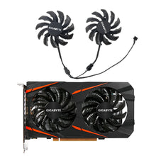 Load image into Gallery viewer, 78MM T128010SU PLD08010S12HH 4Pin RX550 RX560 Cooling Fan for Gigabyte GTX1050Ti 1050 RX 550 560 Graphics Card