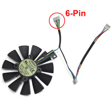 Load image into Gallery viewer, inRobert 87mm T129215SU Graphics Card Cooling Fan for ASUS Strix GTX980Ti/R9390/RX480/RX580 Video Card Cooler