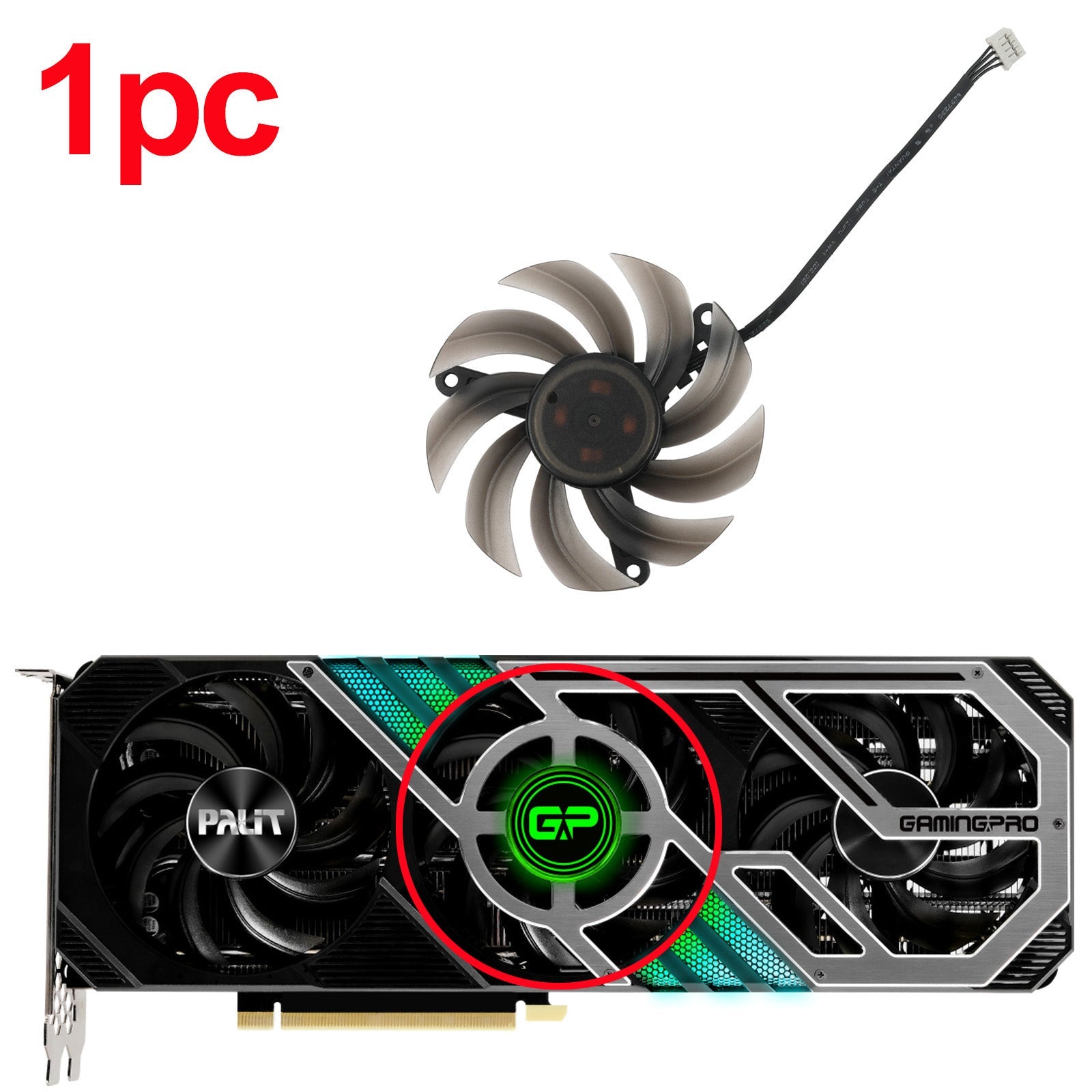 82MM Cooling Fan Replacement For Palit RTX 3060 Ti 3070 3070Ti