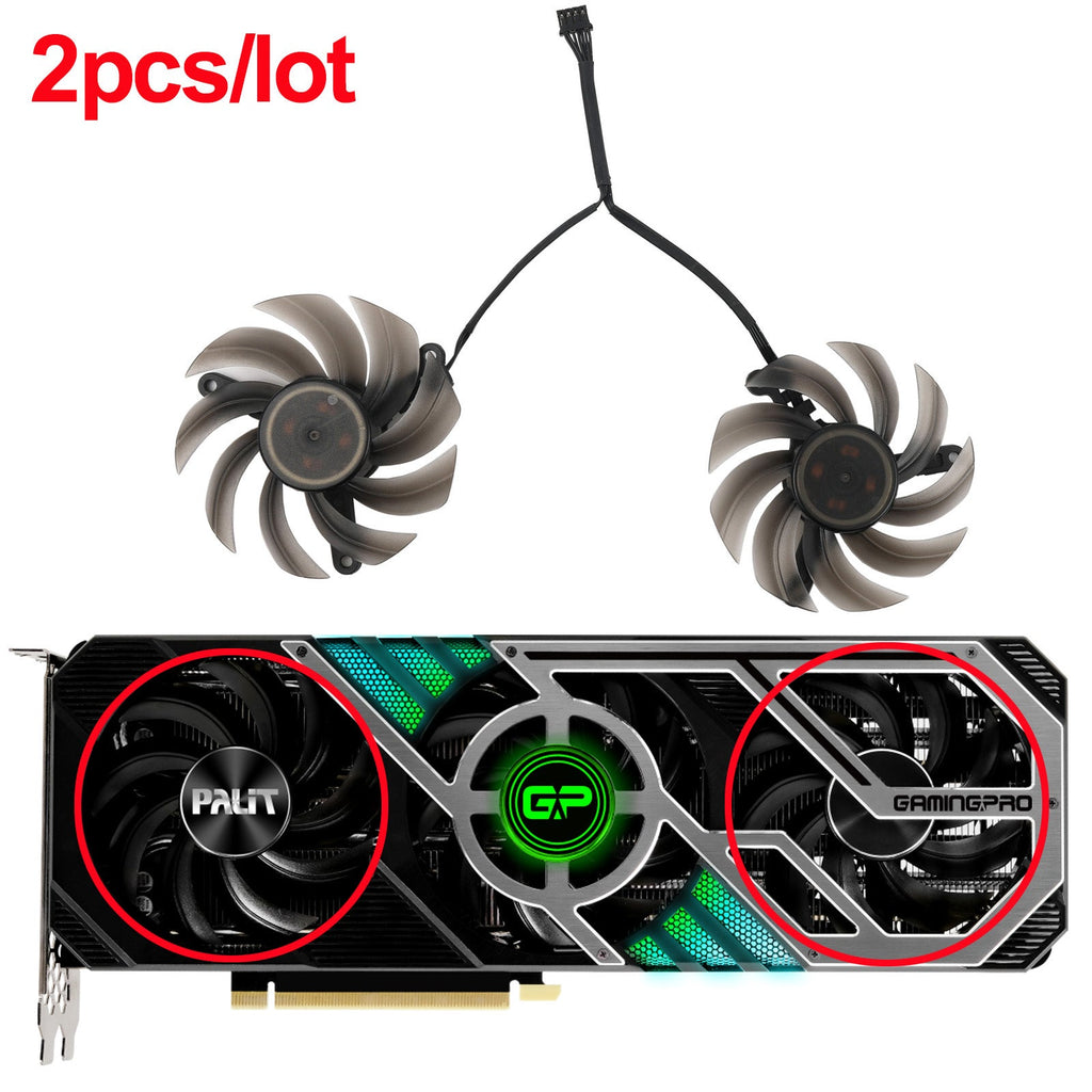 82MM Cooling Fan Replacement For Palit RTX 3060 Ti 3070 3070Ti 3080 3080Ti 3090 Gamingpro OC Graphics Card Cooler