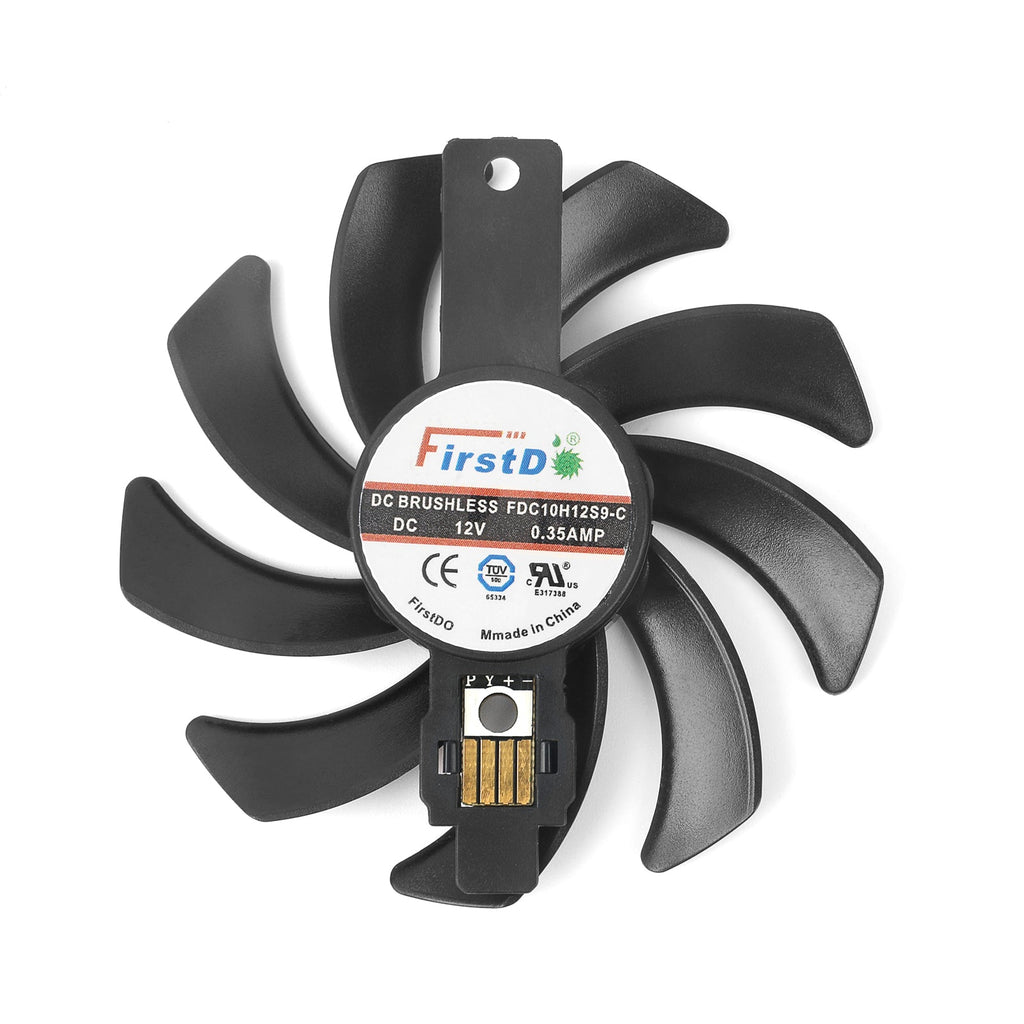 85mm FDC10H12S9-C DC12V 0.35A Cooler Fan Replace for Sapphire NITRO RX460 4G RX 460 Video Card Fans