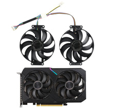 Load image into Gallery viewer, Video Card Fan Replacement For ASUS Dual GTX 1650 1660s RTX 2060 2070 3060 Ti Graphics Card Cooling Fan